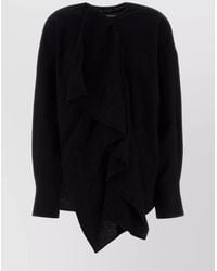 Uma Wang - Asymmetric Long Sleeve Draped Blouse - Lyst