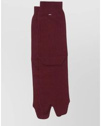 Maison Margiela - Ribbed Knit Socks - Lyst
