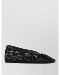 Ganni - Jenny Mesh Ballerinas - Lyst