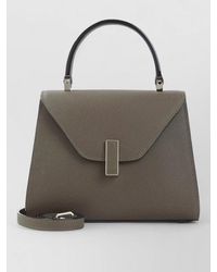 Valextra - Iside Leather Top Handle Mini Shoulder Bag - Lyst
