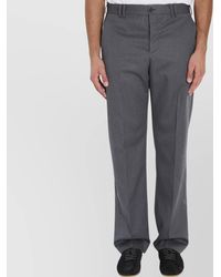PT Torino - Virgin Wool Mid-Rise Slim-Fit Straight-Leg Trousers - Lyst