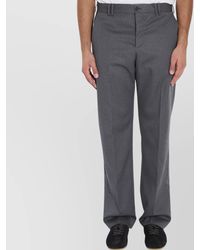 PT Torino - Virgin Wool Mid-Rise Slim-Fit Straight-Leg Trousers - Lyst