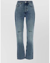 Anine Bing - Denim Straight-Leg Trousers - Lyst