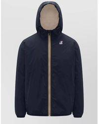 K-Way - Hooded Puffer Parka Coat - Lyst