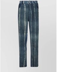 Wales Bonner - Tie-Dye Denim Wide-Leg Jeans - Lyst