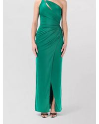Versace - Draped Jersey Gown - Lyst