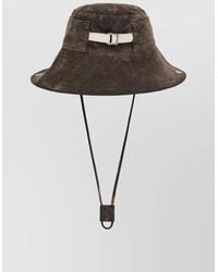 Jacquemus - Denim Fisherman Bucket Hat Textured Design - Lyst