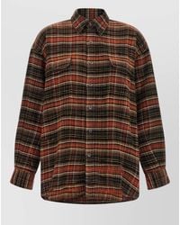 R13 - Oversized Boyfriend Shirt Long Sleeves Plaid - Lyst