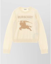 Burberry - Thea Crewneck Sweater Knight Motif - Lyst