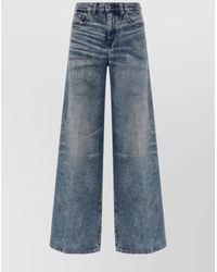 DIESEL - Denim High-Rise Wide-Leg Jeans - Lyst