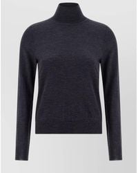 Maison Margiela - Fine-Knit Wool Turtleneck Sweater - Lyst
