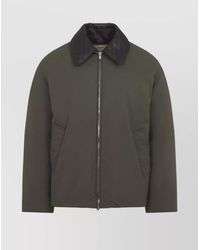 Bottega Veneta - Insulated Jacket With Quilted Collar And Pockets - Lyst