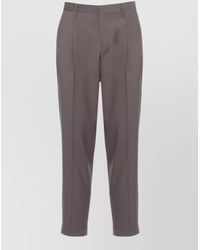 Briglia 1949 - Virgin Wool Straight-Leg Tailored Trousers - Lyst