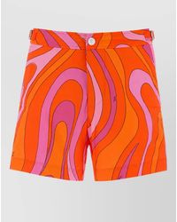 PUCCI - Printed Swim Shorts - Lyst