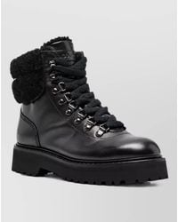 Woolrich - Leather Lace-Up Boots - Lyst