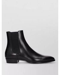Celine - Leather Chelsea Boots - Lyst