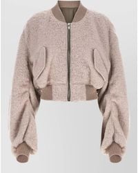 Rick Owens - Secchia Cropped Flight Bomber Jacket - Lyst