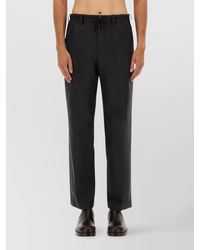 Dries Van Noten - Wool Straight-Leg Trousers - Lyst