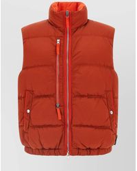 Stone Island - Quilted Vest With High Collar And Pockets - Lyst