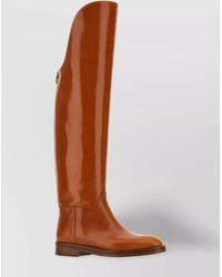 DURAZZI MILANO - Leather Equestrian Boots - Lyst