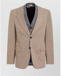 Comme des Garçons - Wool Layered Single-Breasted Blazer - Lyst
