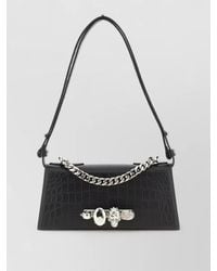 McQueen - Mini Shoulder Bag Chain Strap Jewelled - Lyst