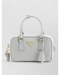 Prada - Mini Bag Top Handles Detachable Strap Hardware - Lyst