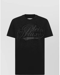 Philipp Plein - Graphic Print Crew Neck Short Sleeve Top - Lyst
