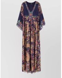 Etro - Paisley Print Maxi Kaftan Dress - Lyst