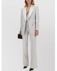 Tom Ford - Wide Leg Tailored Trousers - Lyst