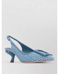 Roger Vivier - Pumps Kitten Heel Pointed Toe Slingback - Lyst