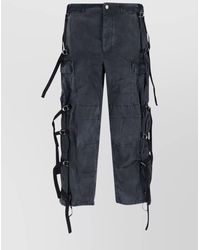Magliano - Straight Trousers With Adjustable Straps And Pockets - Lyst
