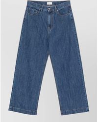 P.A.R.O.S.H. - Wide Leg Pants Belt Loops - Lyst