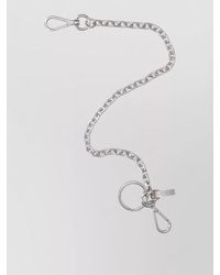 Maison Margiela - Chain Belt Featuring Key Ring Detail - Lyst