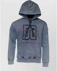 Dolce & Gabbana - Cotton Blend Printed Relaxed-Fit Hooded Jacket - Lyst