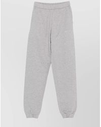 The Attico - Cotton Sweatpants With Elastic Waistband And Side Pockets - Lyst