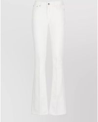 Dondup - Flared Cotton Jeans Straight Leg Design - Lyst