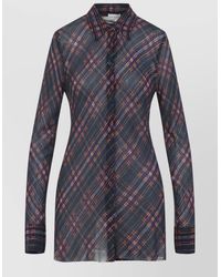 Dries Van Noten - Calima Plaid Shirt Tailored Slim Silhouette - Lyst