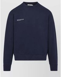 PANGAIA - Cotton Logo-Print Midweight Sweatshirt - Lyst