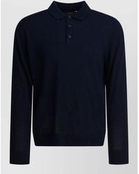 Vince - Merino Wool Long Sleeve Polo Sweater - Lyst