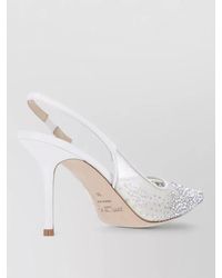 Jimmy Choo - Pointed Toe Stiletto Heel Pumps Transparent - Lyst
