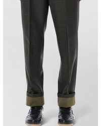 Prada - Wool Slim-Fit Straight-Leg Trousers - Lyst