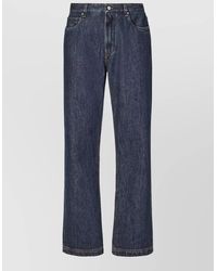 Fendi - Denim Straight-Leg Trousers - Lyst