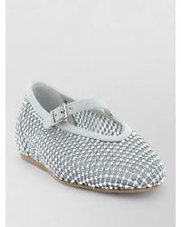 Le Silla - Gilda Mesh Ballet Flats Round Toe - Lyst