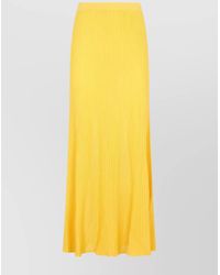 Gabriela Hearst - Merino Wool Ribbed Maxi Pleated Skirt - Lyst