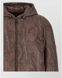 Etro - Arnica Hooded Bomber Jacket Paisley Pattern - Lyst