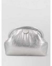 Stella McCartney - Falabella Soft Clutch Bag Metallic Finish - Lyst