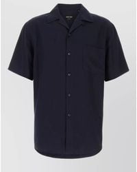 Giorgio Armani - Viscose Blend Shirt Short Sleeves Collar - Lyst
