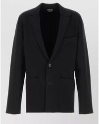 Tom Ford - Stretch Wool Blend Single Breasted Blazer - Lyst