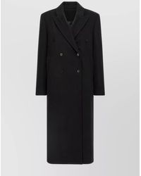 Loulou de Saison - Longline Double Breasted Notched Lapel Coat - Lyst